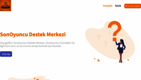 What Destek.sonoyuncu.network website looked like in 2019 (5 years ago)