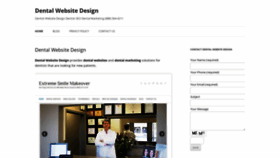 What Dentalwebsitedesign.ws website looked like in 2019 (5 years ago)