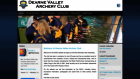 What Dvac-archery.org.uk website looked like in 2019 (5 years ago)