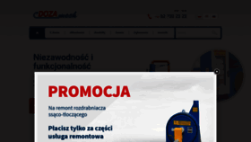 What Dozamech.pl website looked like in 2019 (5 years ago)