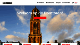 What Domtoren.nl website looked like in 2019 (5 years ago)