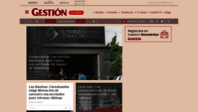 What Diariogestion.com.pe website looked like in 2019 (5 years ago)