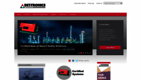 What Det-tronics.com website looked like in 2019 (5 years ago)