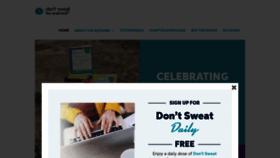 What Dontsweat.com website looked like in 2019 (5 years ago)
