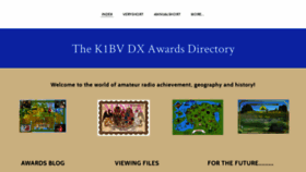 What Dxawards.com website looked like in 2019 (5 years ago)