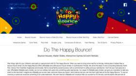 What Dothehappybounce.com website looked like in 2019 (5 years ago)