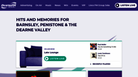 What Dearnefm.co.uk website looked like in 2019 (5 years ago)