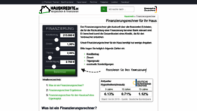 What Darlehensrechner.net website looked like in 2019 (5 years ago)