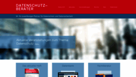 What Datenschutz-berater.de website looked like in 2019 (5 years ago)