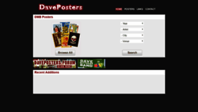 What Daveposters.com website looked like in 2019 (5 years ago)