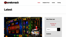What Davekovach.com website looked like in 2019 (5 years ago)