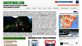 What Daventuras.com website looked like in 2019 (5 years ago)