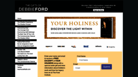What Debbieford.com website looked like in 2019 (5 years ago)