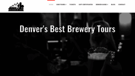 What Denvermicrobrewtour.com website looked like in 2019 (5 years ago)