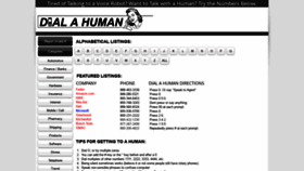 What Dialahuman.com website looked like in 2019 (5 years ago)