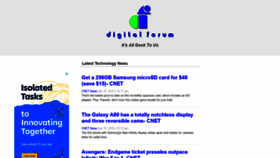 What Digitalforum.com website looked like in 2019 (6 years ago)