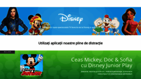 What Disneychannel.ro website looked like in 2019 (5 years ago)
