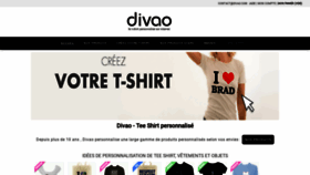 What Divao.com website looked like in 2019 (5 years ago)