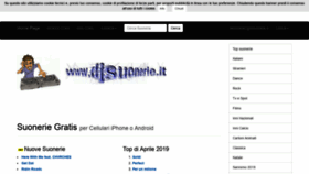 What Djsuonerie.it website looked like in 2019 (5 years ago)