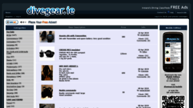 What Divegear.ie website looked like in 2019 (5 years ago)
