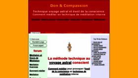 What Don-et-compassion.com website looked like in 2019 (5 years ago)