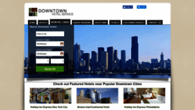 What Downtownhotelservice.com website looked like in 2019 (5 years ago)