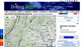 What Drillingmaps.com website looked like in 2019 (5 years ago)
