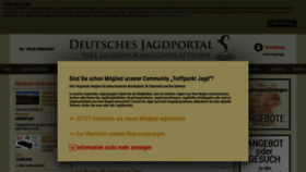 What Deutsches-jagdportal.de website looked like in 2019 (5 years ago)