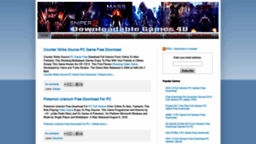 What Downloadablegames4u.blogspot.in website looked like in 2019 (5 years ago)