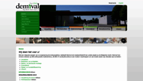 What Demival.be website looked like in 2019 (5 years ago)