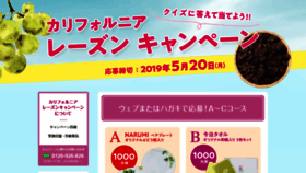 What Daisuki-raisins.jp website looked like in 2019 (5 years ago)