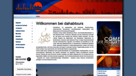 What Dahabtours.de website looked like in 2019 (5 years ago)