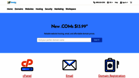 What Domains.com website looked like in 2019 (5 years ago)