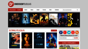 What Dimensionpeliculas.net website looked like in 2019 (5 years ago)