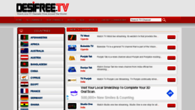 What Desifree.tv website looked like in 2019 (5 years ago)