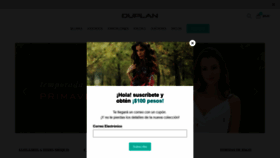 What Duplan.mx website looked like in 2019 (5 years ago)