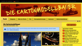 What Die-kartonmodellbauer.de website looked like in 2019 (5 years ago)