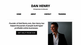 What Danhenry.org website looked like in 2019 (5 years ago)