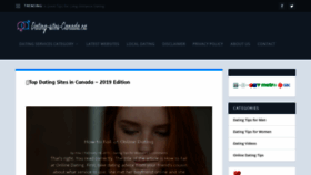 What Dating-sites-canada.ca website looked like in 2019 (5 years ago)