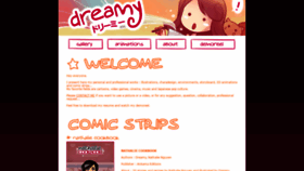 What Dreamy.fr website looked like in 2019 (4 years ago)