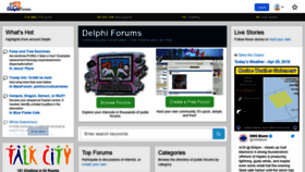 What Delphiforums.com website looked like in 2019 (4 years ago)