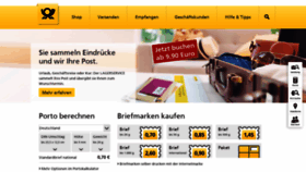 What Deutschepost.de website looked like in 2019 (4 years ago)