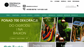 What Dekoracjadomu.pl website looked like in 2019 (5 years ago)