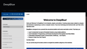 What Deepbluembedded.com website looked like in 2019 (4 years ago)