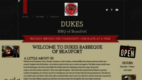 What Dukesbbqofbeaufort.com website looked like in 2019 (5 years ago)