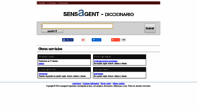 What Diccionario.sensagent.com website looked like in 2019 (5 years ago)
