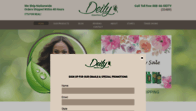 What Deityusa.com website looked like in 2019 (4 years ago)