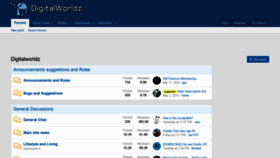 What Digitalworldz.co.uk website looked like in 2019 (6 years ago)