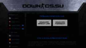 What Down-cs.su website looked like in 2019 (4 years ago)