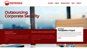 What Defensis.it website looked like in 2019 (4 years ago)